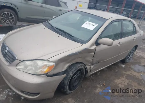 2007 Toyota Corolla Le из США, поврежденный, VIN 2T1BR32E87C832047